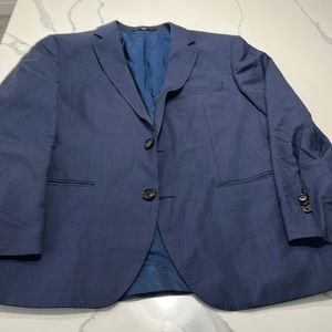 Men’s Navy Blue stripped Boss Suit Jacket